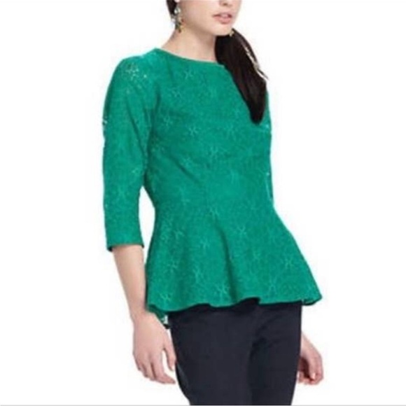 Anthropologie Peplum Top - Picture 1 of 9